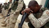 U.S. soldiers exiting Iraq; a large portion were affected by post-traumatic stress disorder, file photo.