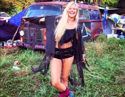 Rachel Brathen at the Envision Festival. Source: Instagram