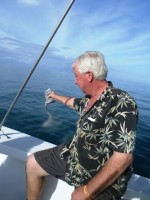 Mr. Nelson bids goodbye to his son Coady