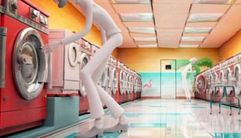 Still from Cosmos Laundromat. Source: Blender 