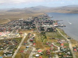 Stanley, Islas Malvinas. Wikimedia Commons