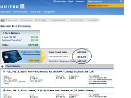 Costa Rica Air Fare Deal