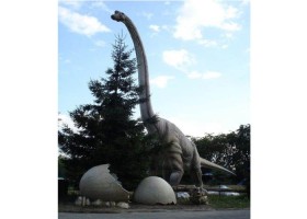 Brontosaurus at Blue River Resort Costa Rica
