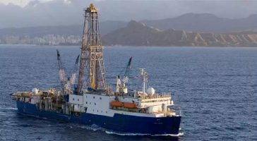 U.S drillship Joides Resolution