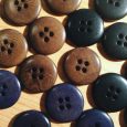 Buttons made from tagua, and then dyed, Facebook.