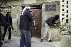 Free Syrian Army forces fighting in urban terrain. Source: Flickr CC.