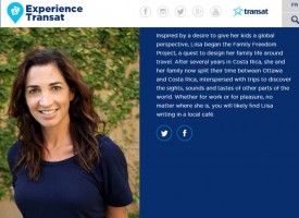 Liisa Vexler. Source: AirTransat