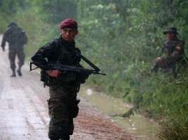 Guatemala special forces soldiers on patrol. Wikimedia Commons