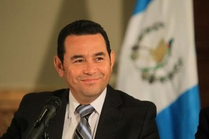 Guatemalan president, Jimmy Morales. (State media)