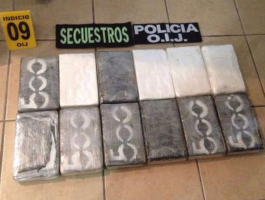 12 kilos of cocaine were found in the house where the kidnapped pilot was being held.  (OIJ Photo)