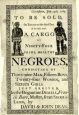 Reproduction of a handbill advertising a slave auction in Charleston, South Carolina, in 1769, Wikipedia.