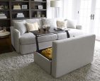 Crate & Barrel furniture.